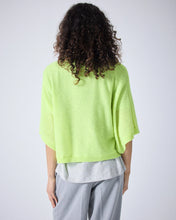 Load image into Gallery viewer, Benedicta Poncho in Lemon Neon
