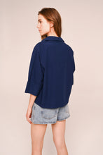 Load image into Gallery viewer, Jodie Navy Shirt