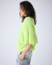 Load image into Gallery viewer, Benedicta Poncho in Lemon Neon