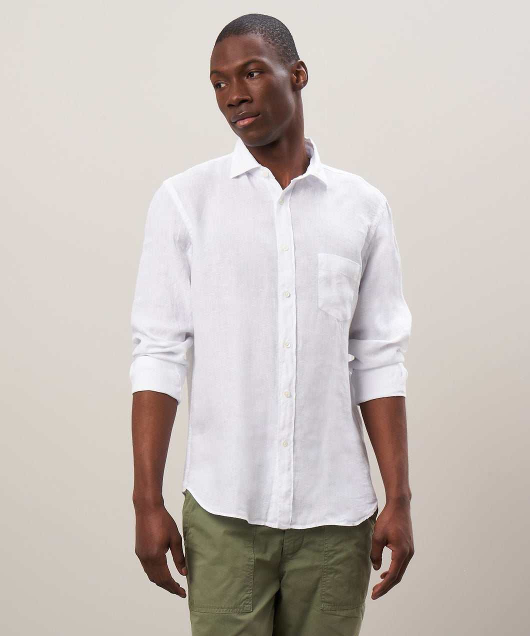 White Linen Paul Shirt