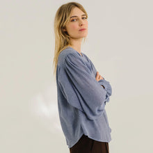 Load image into Gallery viewer, Gladis Loden Shirt in Indigo