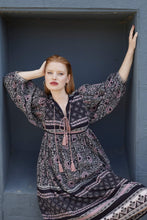 Load image into Gallery viewer, Farah Midi Dress in Pushkar Rose