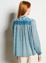 Load image into Gallery viewer, Maria Shirt - Blue Ink
