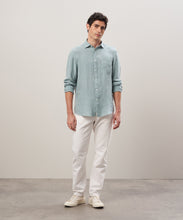 Load image into Gallery viewer, Sage Linen Paul Shirt

