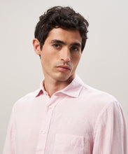 Load image into Gallery viewer, Faded Pink Linen Paul Shirt
