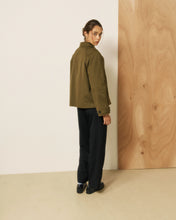 Load image into Gallery viewer, Voltaire Women’s Cotton Gabardine Coat - Military Green
