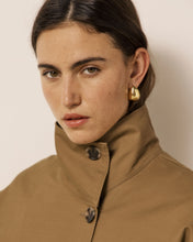 Load image into Gallery viewer, Vito Water-Repellant Cotton Gabardine Coat - Khaki
