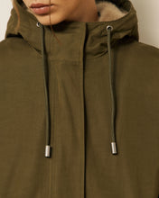 Load image into Gallery viewer, Vader Cotton Gabardine Coat - Military Green
