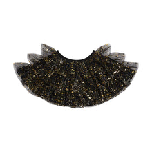 Load image into Gallery viewer, Black &amp; Gold Sparkled Cape
