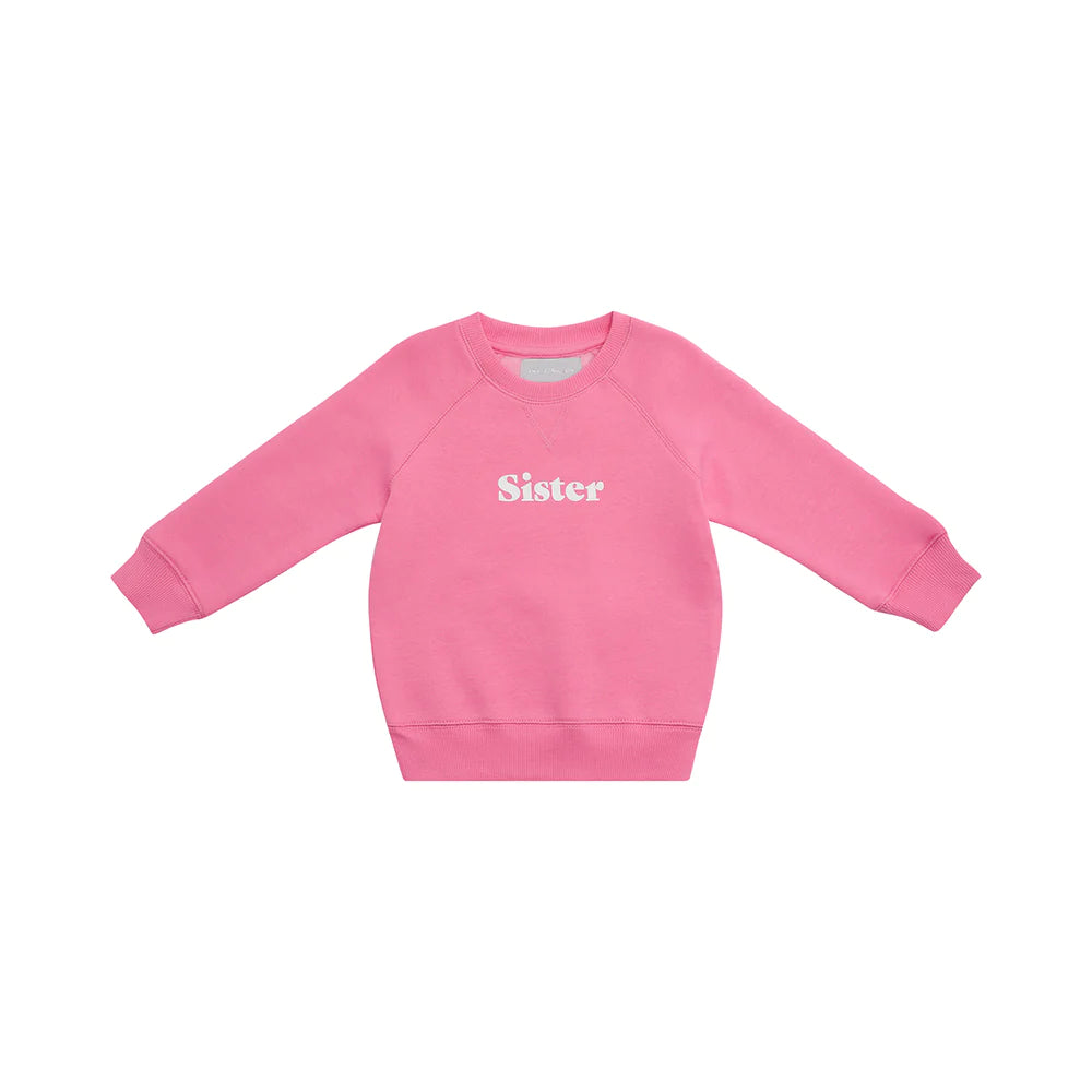 Hot Pink ‘SISTER’ Sweater