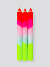 Load image into Gallery viewer, Dip dye neon candles
