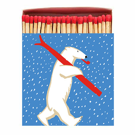 Skiing Bear Square Matches