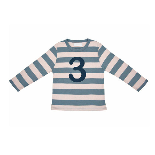Slate & Stone Striped Numbered T-Shirt