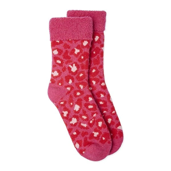 Slipper Socks - Leopard Print