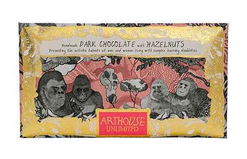 Gorillas Handmade Dark Chocolate with Hazlenuts