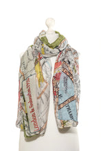 Load image into Gallery viewer, London Map Scarf
